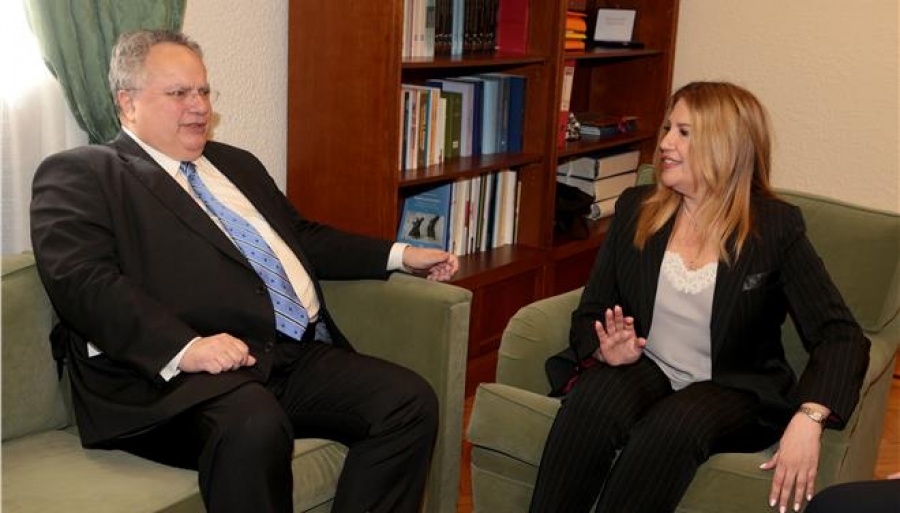 Γεννηματά σε Κοτζιά για πΓΔΜ: Θα τοποθετηθούμε όταν έρθει η συμφωνία στη Βουλή