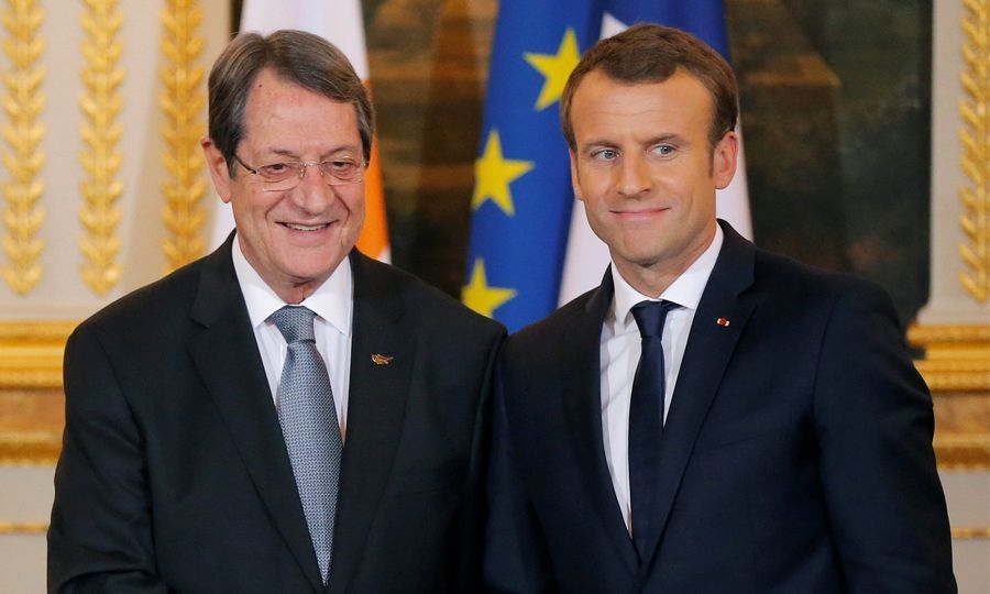Κυπριακό: Στήριξη Macron σε Αναστασιάδη για λύση στο πλαίσιο των αποφάσεων του ΟΗΕ