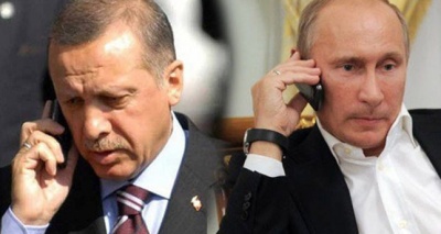 Erdogan σε Putin: Η στρατιωτική δράση θα συνεισφέρει στην ασφάλεια και τη σταθερότητα της Συρίας