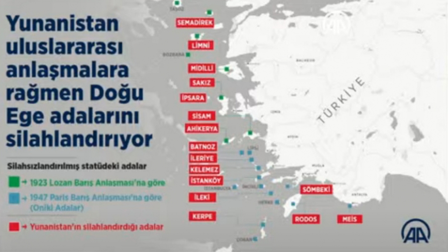 Επιμένει η Τουρκία για την ελληνική κυριαρχία στα νησιά - Celik: Να προσέχετε τι λέτε για τη Γαλάζια Πατρίδα - Επικίνδυνη η πολιτική Μητσοτάκη