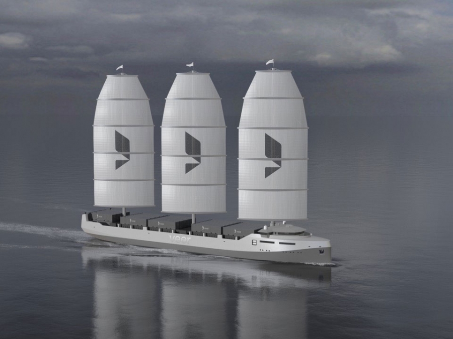 Αιολική πρόωση: Έτσι θα είναι τα containerships του μέλλοντος