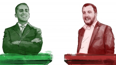 Ιταλία: Τα δύο πολιτικά άκρα «συναντώνται(;)»  και προκαλούν τρόμο στις αγορές και τις Βρυξέλλες