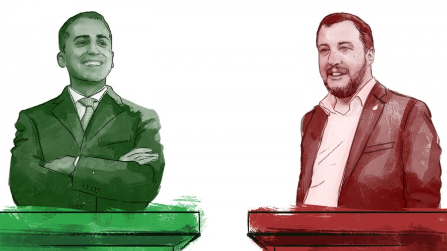 Ιταλία: Τα δύο πολιτικά άκρα «συναντώνται(;)»  και προκαλούν τρόμο στις αγορές και τις Βρυξέλλες