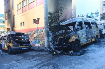 Ζωγράφου: Ανάληψη ευθύνης για την εμπρηστική επίθεση σε σχολικά λεωφορεία