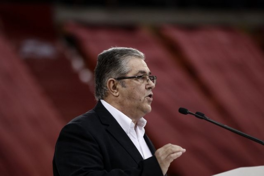 Κουτσούμπας: Ανεδαφικοί οι ισχυρισμοί του ΜέΡΑ-25 για τα κόκκινα δάνεια