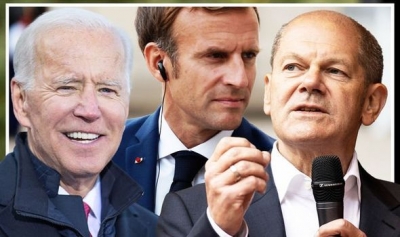 Διπλωματικός μαραθώνιος για Ουκρανία: Τηλεφωνικές συνομιλίες με Biden και Scholz θα έχει ο Macron