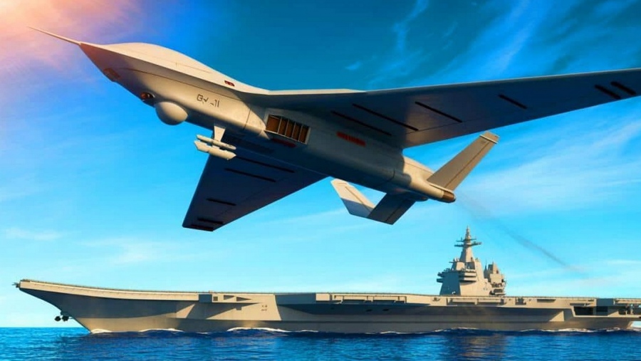 Πρωτοφανές –  Τρομερό μήνυμα βάρους 50.000 τόνων από Κίνα σε ΗΠΑ με το πρώτο αεροπλανοφόρο για stealth drones … μαμούθ