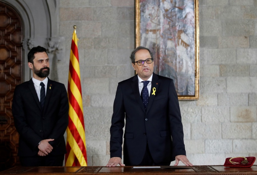 Βαρκελώνη: Διαπραγματεύσεις με την κυβέρνηση της Ισπανίας ζητά ο ηγέτης των Καταλανών