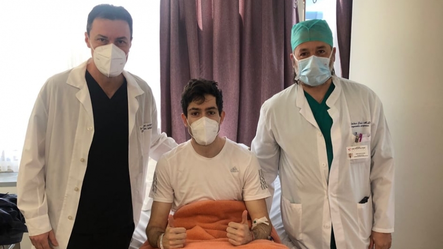 Σε θεραπεία γόνατος με βλαστοκύτταρα υποβλήθηκε ο Μιλτιάδη Τεντόγλου