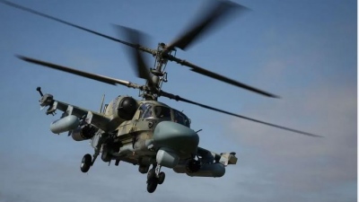 Οι Ουκρανοί κατέρριψαν ρωσικό ελικόπτερο Ka-52 με drone βορειοανατολικά της Novopavlivka στο Dnipropetrovsk