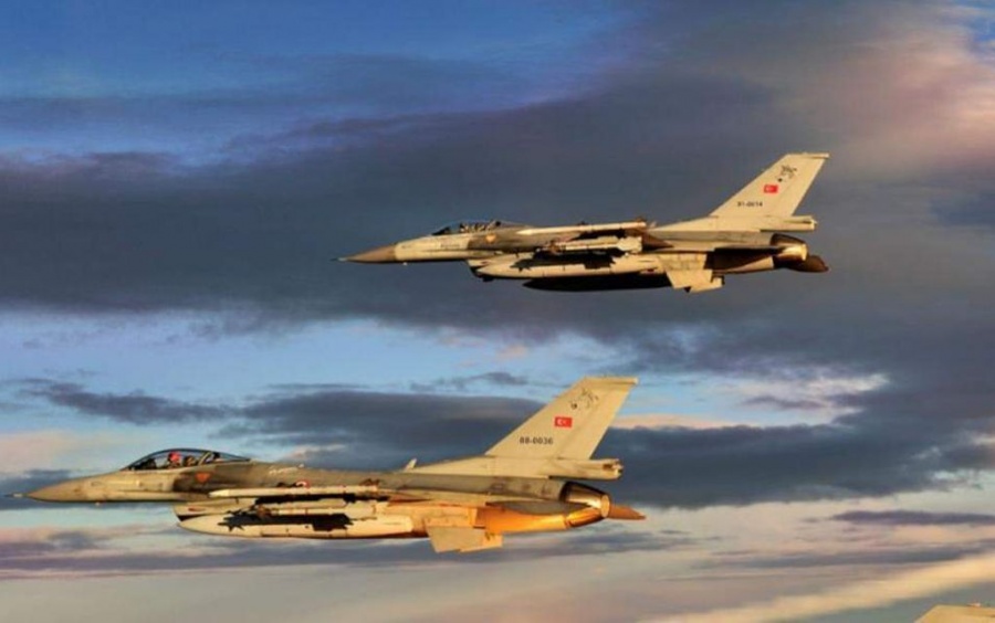 Παραβιάσεων συνέχεια και εικονική αερομαχία με τουρκικά μαχητικά στο Αιγαίο