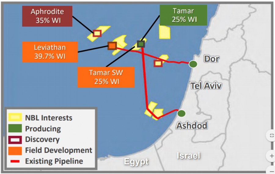 Η συμμαχία Chevron - Noble αναβαθμίζει το ρόλο του Ισραήλ στο φυσικό αέριο της Αν. Μεσογείου