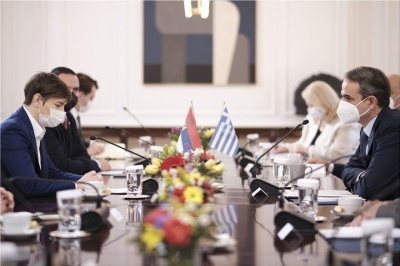 Μητσοτάκης σε πρωθυπουργό Σερβίας: Αναγνωρίζουμε όλα τα εμβόλια που έχετε χορηγήσει