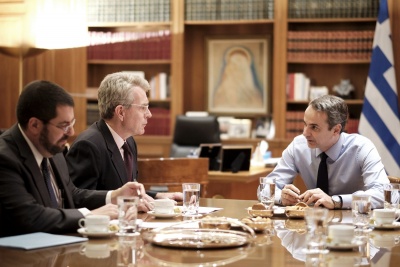 Η προκλητικότητα της Τουρκίας στο επίκεντρο της συνάντησης Μητσοτάκη - Pyatt