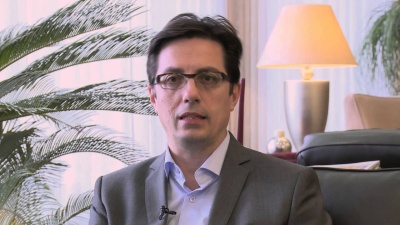 Ο  Stevo Pendarovski υποψήφιος του Zaev για τις προεδρικές εκλογές στη Βόρεια Μακεδονία (21/4)