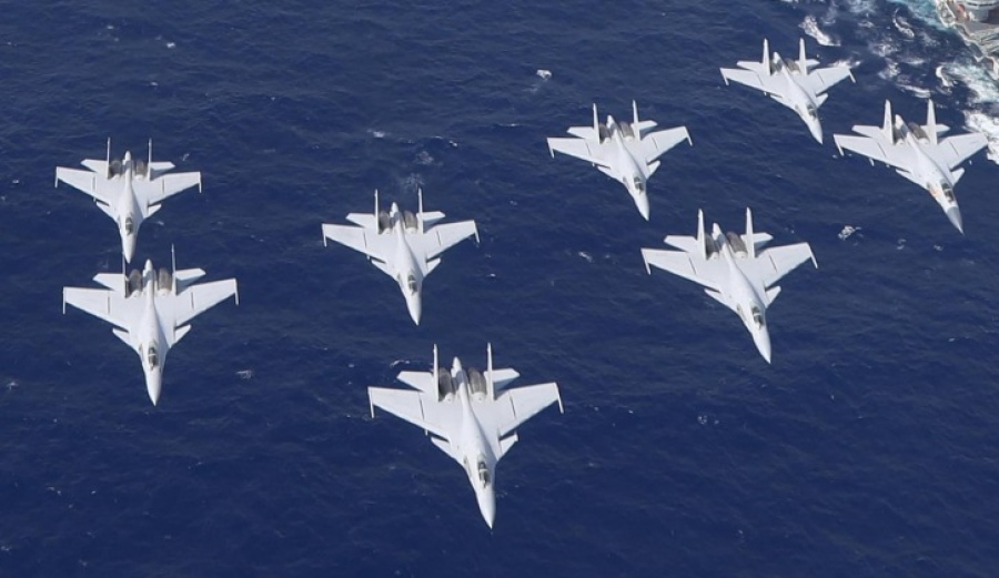 Κάτι ετοιμάζει η Κίνα στον Ειρηνικό - Ανησυχούν τις ΗΠΑ οι 1.000 κινεζικές πολεμικές πτήσεις και τα δύο αεροπλανοφόρα