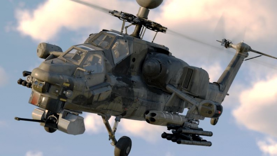 «Κυνήγι» στους αιθέρες - Τα ρωσικά ελικόπτερα Mi-28NM καταδιώκουν ουκρανικά drones (vid)