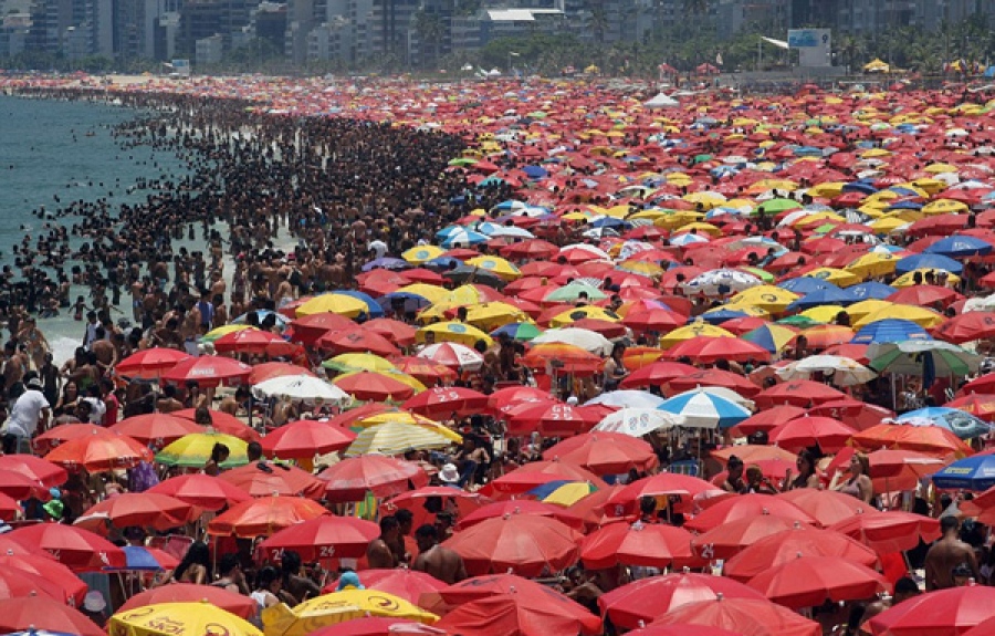 «Φλέγεται» το Ρίο ντε Τζανέιρο: Ρεκόρ ζέστης με 58,5 βαθμούς