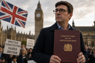 Ιστορική ανατροπή στη Βρετανία: Ο Andy Burnham ανοίγει τον δρόμο για το πρώτο Σύνταγμα της χώρας