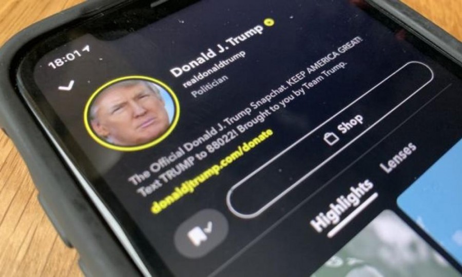 Μετά το Twitter και το Snapchat θα μπλοκάρει τα μηνύματα του Trump