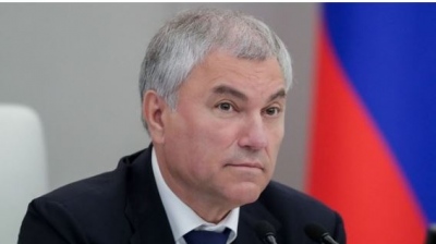 O Vyacheslav Volodin (Δούμα Ρωσίας) μετέφερε μήνυμα από τον Putin στον Πρόεδρο της Κίνας