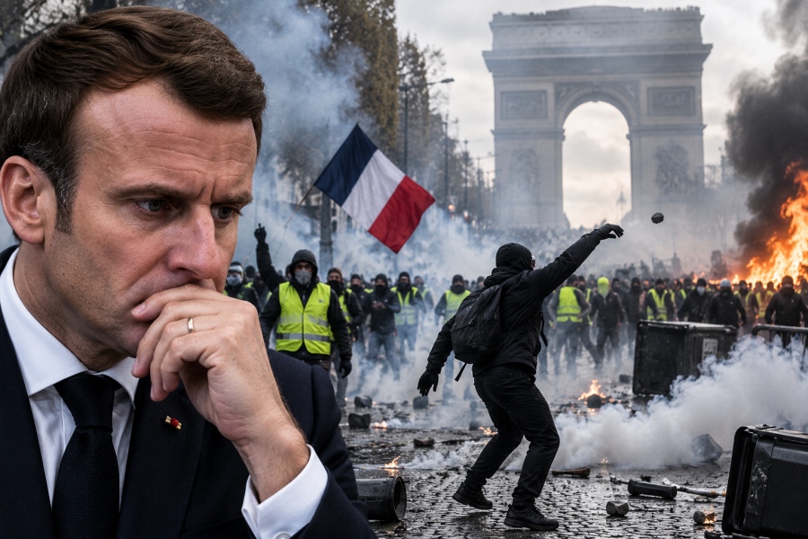 Δράμα για τον Macron: «Επικίνδυνο» και το επόμενο Σάββατο στη Γαλλία – Φόβοι για νέο κύμα διαδηλώσεων