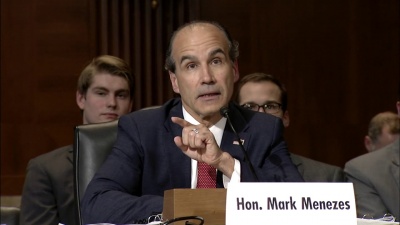 Μark Menezes (υφυπ. Ενέργειας ΗΠΑ): Απαραίτηση η ενεργειακή απεξάρτηση από τη Ρωσία - Στηρίζουμε ενεργειακά project στην Ελλάδα