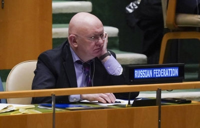 O πρεσβευτής της Ρωσίας αποχώρησε από το Συμβούλιο Ασφαλείας όταν ο Charles Michel κατηγόρησε το Κρεμλίνο για την επισιτιστική κρίση