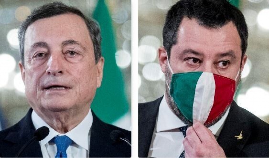 Ιταλία: Εμβολιάστηκε και ο Salvini - Θεαματική αύξηση εμβολιασμών μετά την έκκληση Draghi