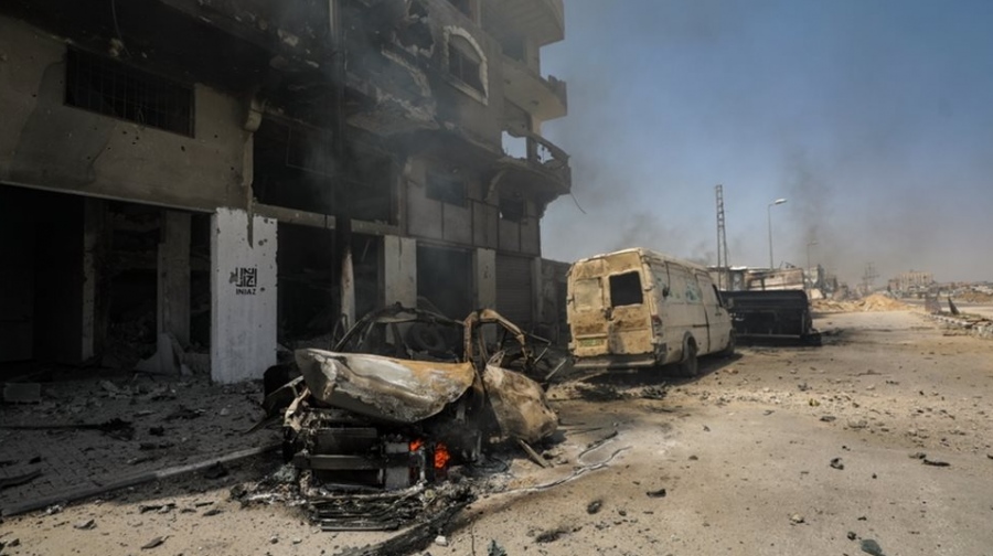 Μαίνονται οι μάχες στη νότια  Λωρίδα της Γάζας  - Η Ηamas με ρουκέτες και όλμους καταστρέφει ισραηλινά τεθωρακισμένα