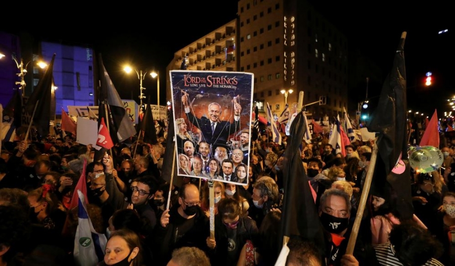Χιλιάδες Ισραηλινοί διαδήλωσαν κατά του Netanyahu, τρεις μέρες πριν από τις εκλογές (23/3)