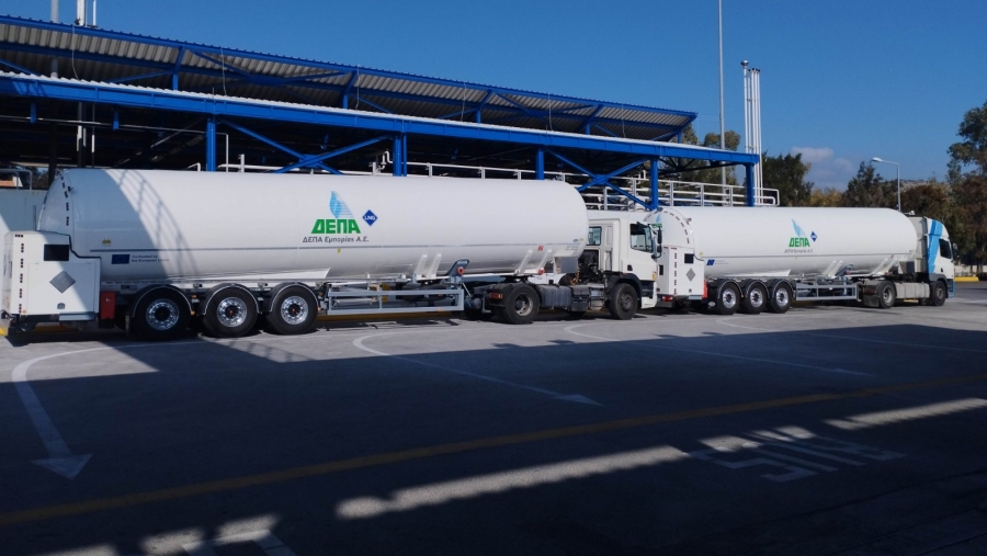 ΔΕΠΑ Εμπορίας: Ενίσχυση του δικτύου διακίνησης υγροποιημένου φυσικού αερίου με την προμήθεια τριών LNG Semi trailers