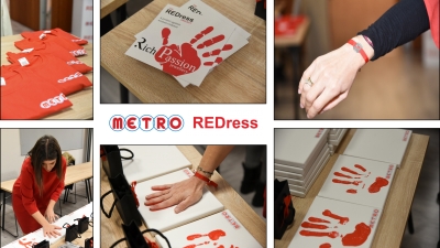 Η METRO συμμετέχει στη δράση #REDress, παίρνοντας θέση ενάντια στην έμφυλη βία!