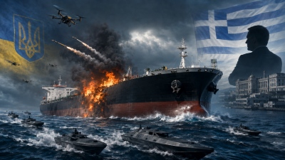 Ουκρανική πρόκληση - Xτύπησαν στην Κασπία τα τάνκερ Nissos Sifnos και Marathi του Αλαφούζου - Κατασβέστηκε η φωτιά