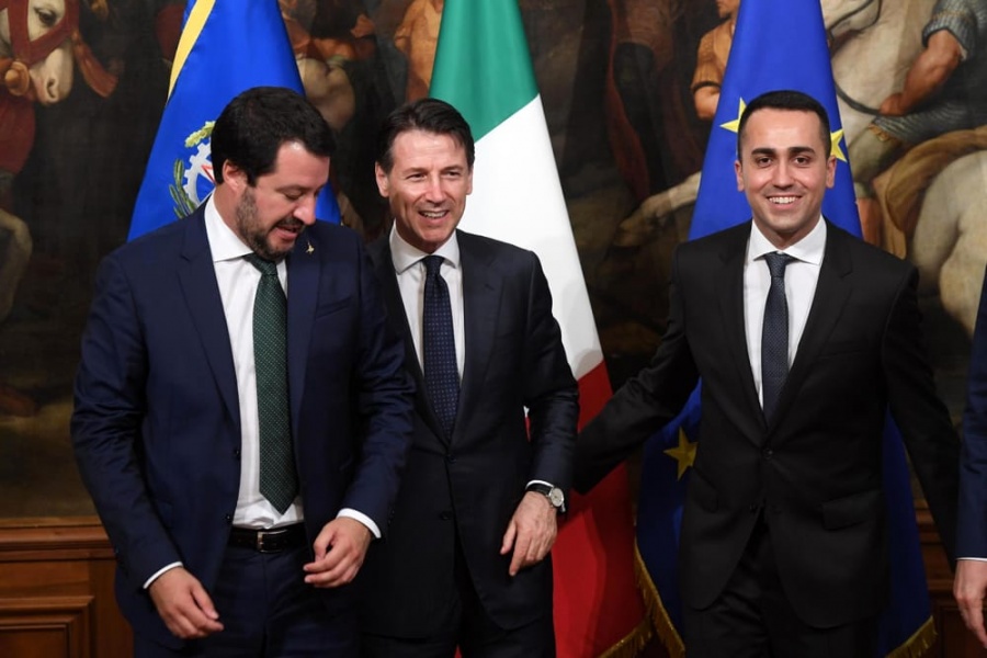 Κοινή δήλωση Salvini - Di Maio για Conte: Απόλυτη εμπιστοσύνη στον Ιταλό πρωθυπουργό - Εποικοδομητικός διάλογος με ΕΕ