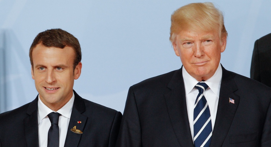 Συνομιλία Macron - Trump για την κατάσταση της Συρίας