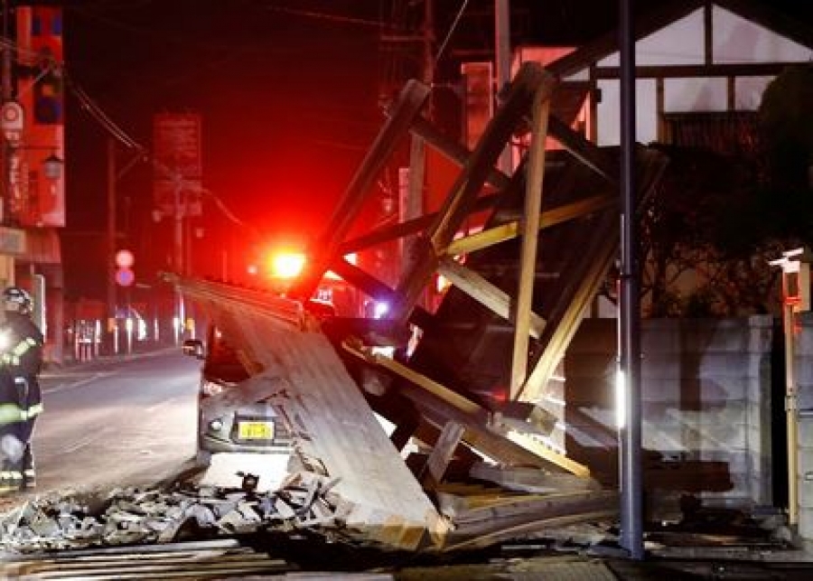 Ιαπωνία - σεισμός: Τουλάχιστον 100 τραυματίες – Προβλήματα ηλεκτροδότησης και υδροδότησης