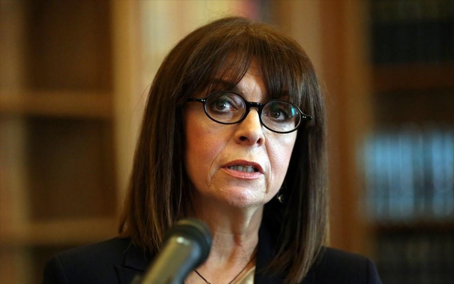 Ηχηρή παρέμβαση Σακελλαροπούλου (ΠτΔ): Πάγια επιδίωξη της Ελλάδας ο τερματισμός της τουρκικής κατοχής στην Κύπρο