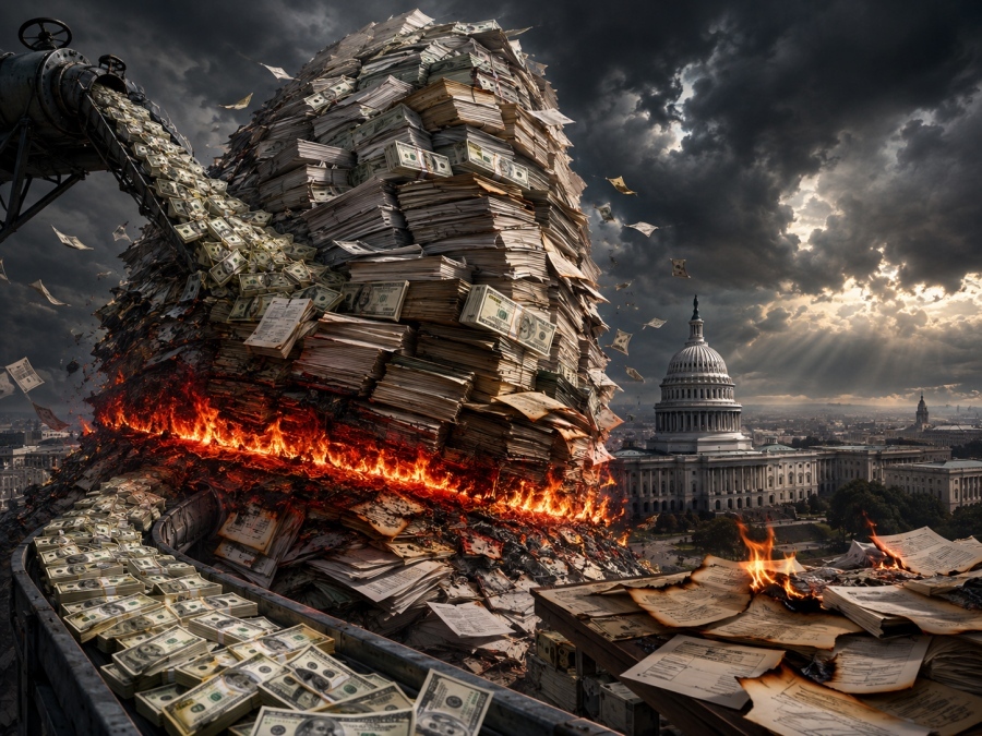 Crash: US deficit exceeds $2 trillion – Borrowing $6 billion every day!