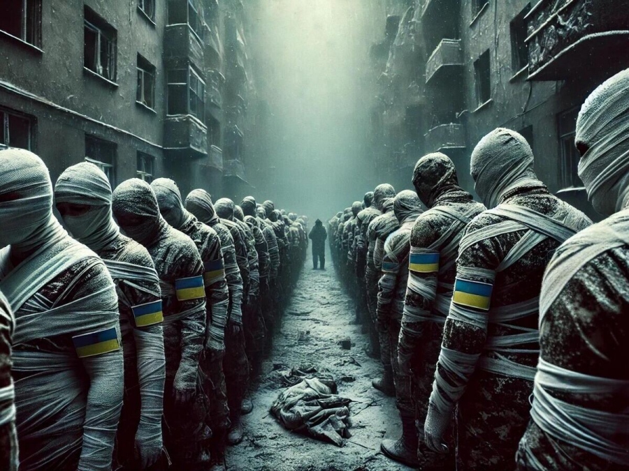 Ποινικοποιεί τη φυγή στο εξωτερικό και απειλεί με μαζικές συλλήψεις το καθεστώς του Κιέβου