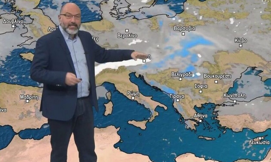 Καιρός - Αρναούτογλου: Έρχεται βίαιη ψυχρή εισβολή - Χιόνια και σε υψόμετρα 200 μέτρων