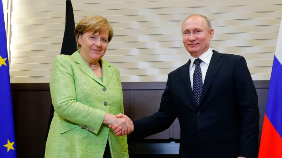 Merkel-Putin συμφώνησαν για την επιτάχυνση των διαπραγματεύσεων για το φυσικό αέριο