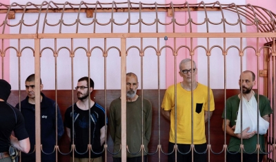 Ουκρανία: Πέντε ξένοι δικάζονται για «μισθοφορική δράση» από τους αυτονομιστές του Donetsk