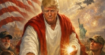 Ύβρις Trump, εμφανίστηκε ως... Ιησούς - Σφοδρή επίθεση στον «ριζοσπάστη αριστερό» Πάπα Λέοντα