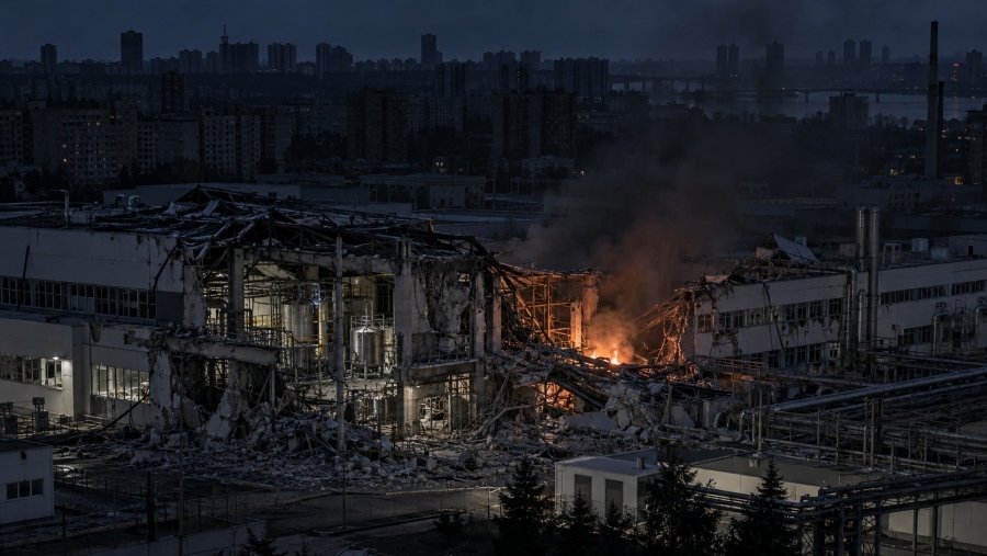 Total blackout in Kyiv and 5 Ukrainian regions — Shocking Russian strike with FAB-500 levels major pharmaceutical plant