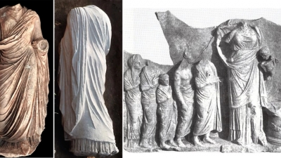 Αρχαία Επίδαυρος: Η έντονη βροχόπτωση αποκάλυψε γυναικείο άγαλμα πολύ καλής ποιότητας