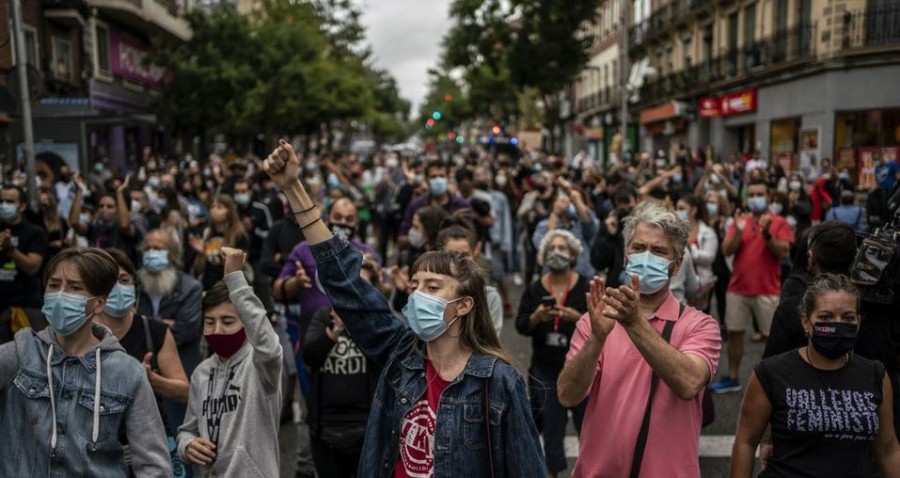 Οργή επικρατεί στη Μαδρίτη για την επιβολή μερικού lockdown από 21/9 λόγω κορωνοΐoύ