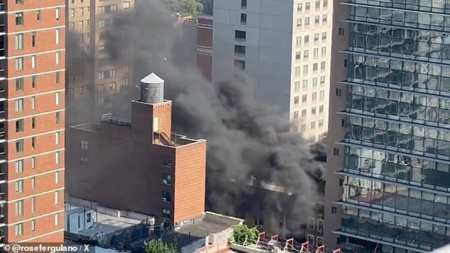 Χάος στη Νέα Υόρκη με τριπλό συναγερμό: Ισχυρή έκρηξη και τεράστια πυρκαγιά «έπνιξε» το Manhattan - Πανικός στους δρόμους