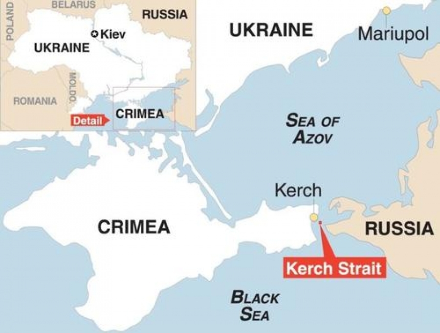 Ουκρανία: Απειλεί ότι θα γκρεμίσει τη γέφυρα του Kerch που συνδέει τη Ρωσία με την Κριμαία