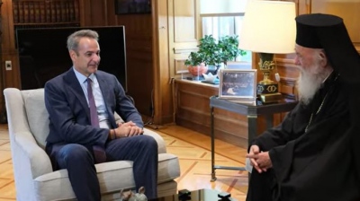 Μητσοτάκης: Εξαιρετικό το επίπεδο συνεργασίας μεταξύ της Πολιτείας και της Εκκλησίας της Ελλάδος